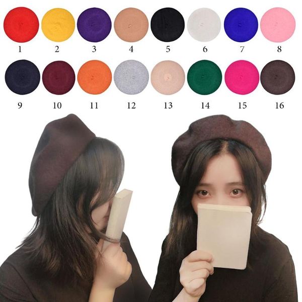 christmas decorations french style vintage women's beret plain cap beanie hat girl's wool warm winter women femme hats caps 4
christmas decorations french style vintage women's beret plain cap beanie hat girl's wool warm winter women femme hats caps 4