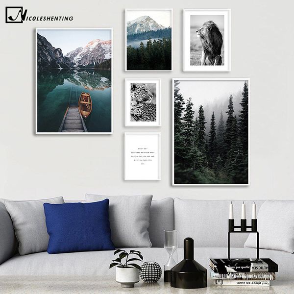 foggy forest leopard lion nature landscape picture scandinavian poster nordic style canvas print painting living room decoration
foggy forest leopard lion nature landscape picture scandinavian poster nordic style canvas print painting living room decoration