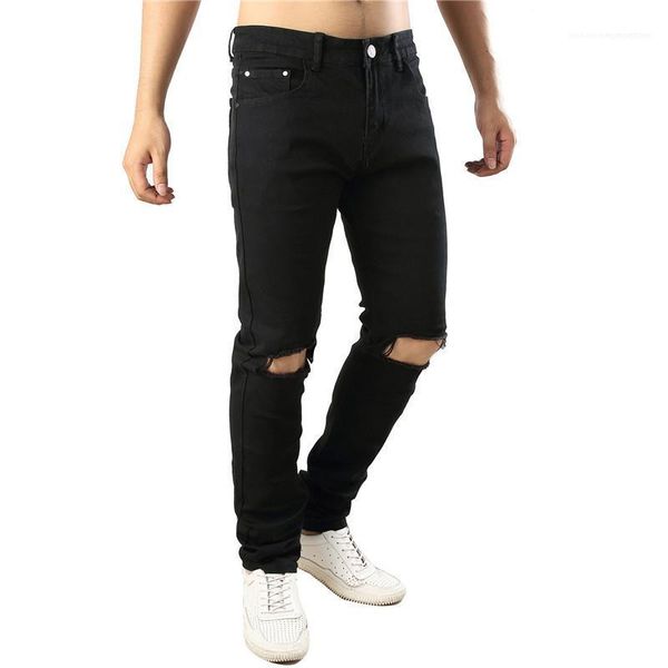 pants solid with fashion holes mens pencil pants designer hip pop mens pantalon casual zipper stretch, Black
pants solid with fashion holes mens pencil pants designer hip pop mens pantalon casual zipper stretch, Black
