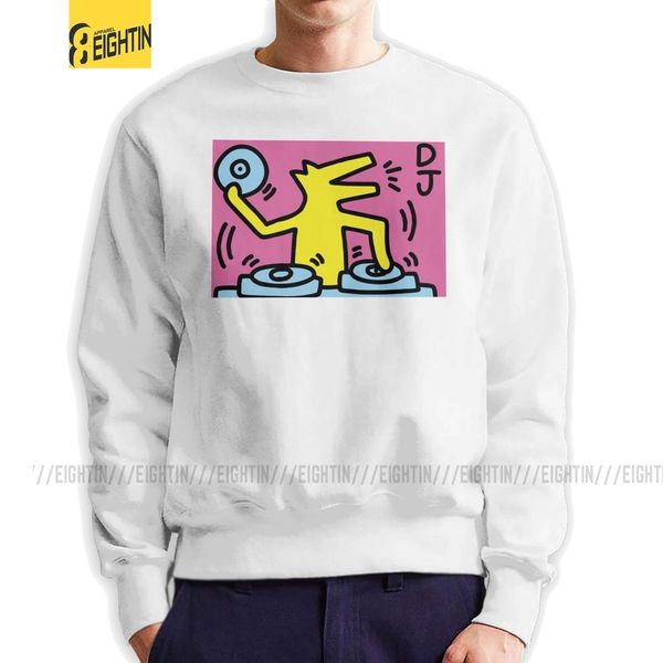 мужская keith haring dj фуфайка vintage пуловер pure tops cotton art hoodie печатного, Black
мужская keith haring dj фуфайка vintage пуловер pure tops cotton art hoodie печатного, Black