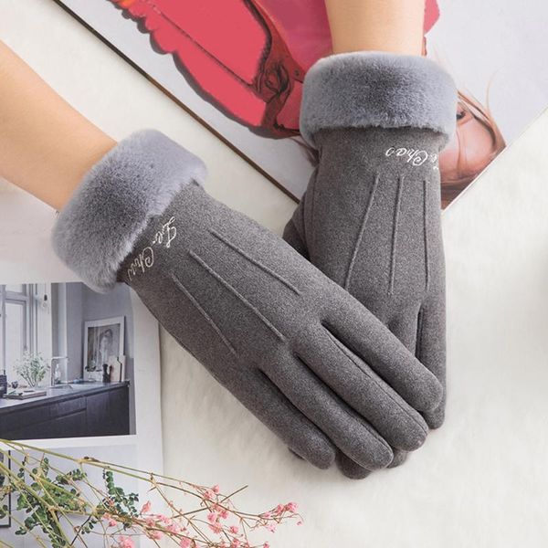 women gloves winter letter printing plush gloves wrist mittens ladies outdoor keep warm ski driving glove guantes invierno mujer, Blue;gray
women gloves winter letter printing plush gloves wrist mittens ladies outdoor keep warm ski driving glove guantes invierno mujer, Blue;gray