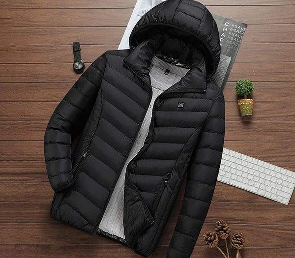usb electric heating men women winter warm jacket hooded slim fit wave cut outdoor heated coat parka thermal jackets outwear, Black
usb electric heating men women winter warm jacket hooded slim fit wave cut outdoor heated coat parka thermal jackets outwear, Black