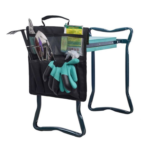 portable garden kneeler tool bag oxford multi-pocket gardening tools storage pouch organizer for household garden grass supplies
portable garden kneeler tool bag oxford multi-pocket gardening tools storage pouch organizer for household garden grass supplies