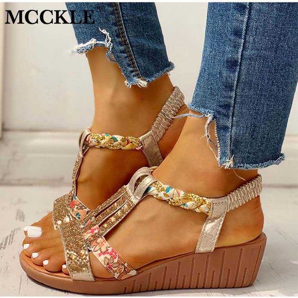 sandals women bohemia shoes casual wedge heels elastic band crystals gladiator summer woman leisure beach female sandalias, Black
sandals women bohemia shoes casual wedge heels elastic band crystals gladiator summer woman leisure beach female sandalias, Black