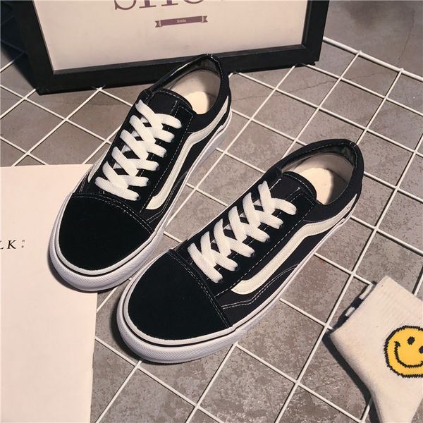 2020 новый low вверх старый skools классический vulcanized холст обувь для мужчин добавить хлопок скейтборд обувь flat кроссовки спортивная, Black
2020 новый low вверх старый skools классический vulcanized холст обувь для мужчин добавить хлопок скейтборд обувь flat кроссовки спортивная, Black