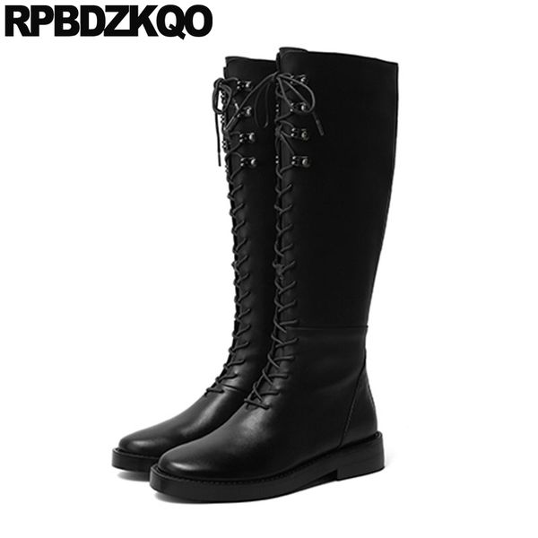 boots fall knee high long lace up winter fur round toe flat low heel tall black quality 2020 autumn shoes women
boots fall knee high long lace up winter fur round toe flat low heel tall black quality 2020 autumn shoes women