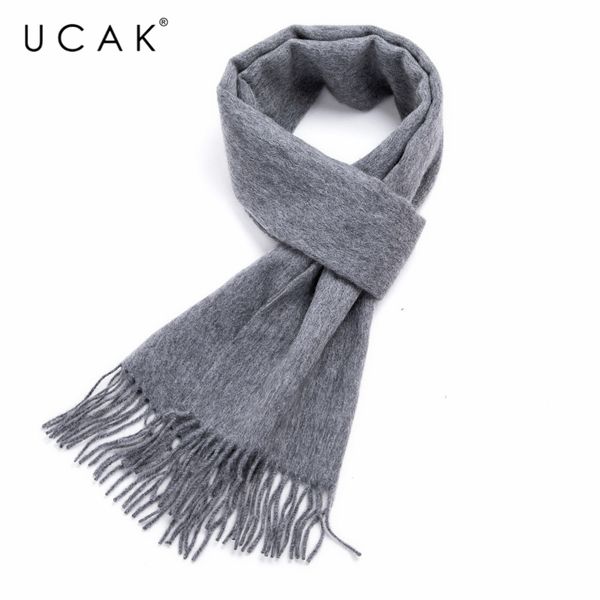 scarves ucak brand autumn winter warm scarfs soft men women solid color pure wool scarf shawl wrap knit long striped with tassel a19, Blue;gray
scarves ucak brand autumn winter warm scarfs soft men women solid color pure wool scarf shawl wrap knit long striped with tassel a19, Blue;gray