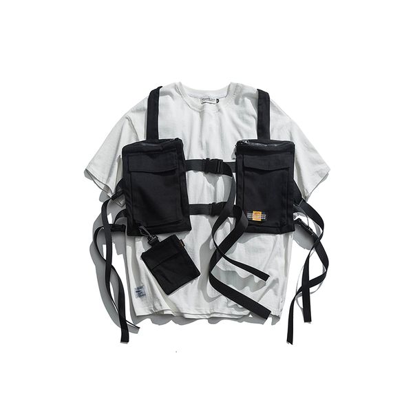 2020 autumn and winter new korean version of the national tide street function backpack buckle casual loose vest, Black;white
2020 autumn and winter new korean version of the national tide street function backpack buckle casual loose vest, Black;white