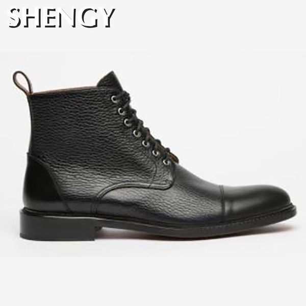 boots shoes man plus size ankle matin men fashion lace up male pu leather highflats outdoor zapatos hombre comforable, Black
boots shoes man plus size ankle matin men fashion lace up male pu leather highflats outdoor zapatos hombre comforable, Black