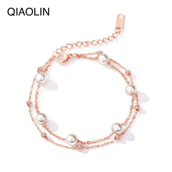 fashion simulated pearl beads bracelets for women white rose gold colors double layer bracelets & bangles wedding jewelry, Black
fashion simulated pearl beads bracelets for women white rose gold colors double layer bracelets & bangles wedding jewelry, Black