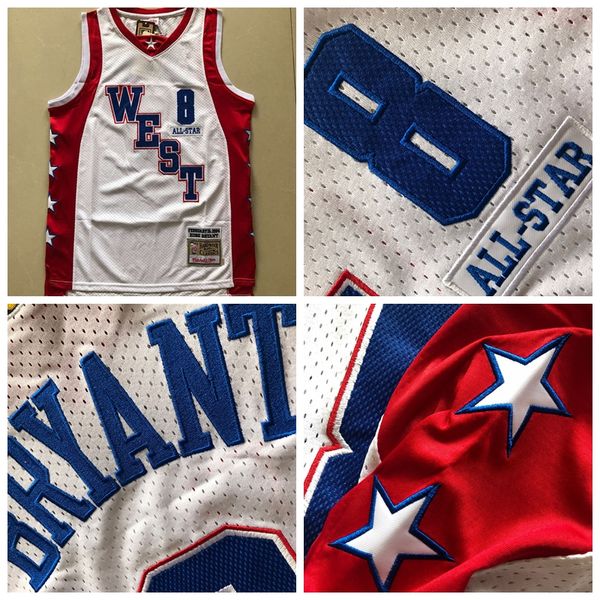 vintage los angeles lakers kobe bryant jersey 8 mitchell ness 2004 all-star bryant nba basketball jerseys, Black
vintage los angeles lakers kobe bryant jersey 8 mitchell ness 2004 all-star bryant nba basketball jerseys, Black