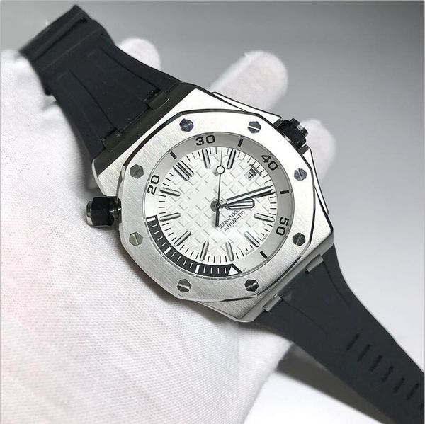 sell mens watch diver 42mm automatic movement sweeping 15703 series rubber belt mens black dial sports glass back watches, Slivery;brown
sell mens watch diver 42mm automatic movement sweeping 15703 series rubber belt mens black dial sports glass back watches, Slivery;brown