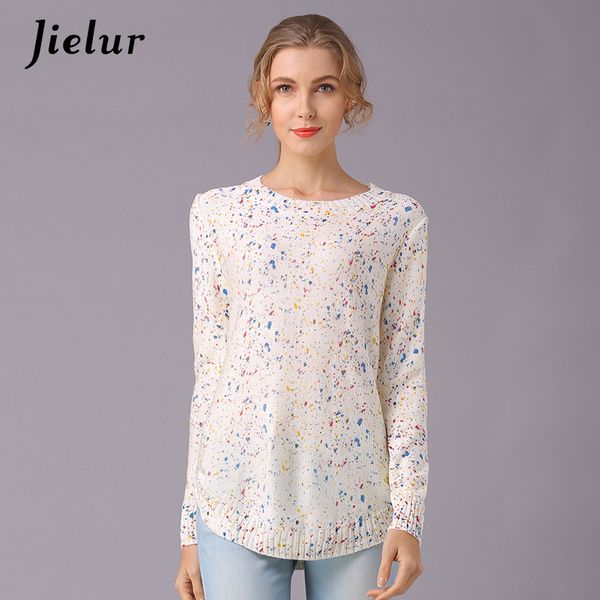 women's sweaters 2021 long-sleeved printed sweater casual loose all-match fashion knitted pullovers europe simple female, White;black
women's sweaters 2021 long-sleeved printed sweater casual loose all-match fashion knitted pullovers europe simple female, White;black
