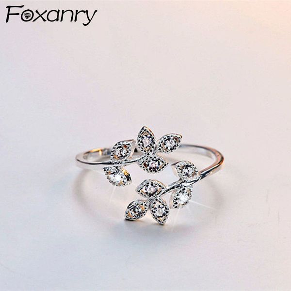 foxanry 925 серебряных игристый циркон кольца sterling для женщин новых мод простого leaves элегантных свадебных невест ювелирных подарков, Golden;silver
foxanry 925 серебряных игристый циркон кольца sterling для женщин новых мод простого leaves элегантных свадебных невест ювелирных подарков, Golden;silver