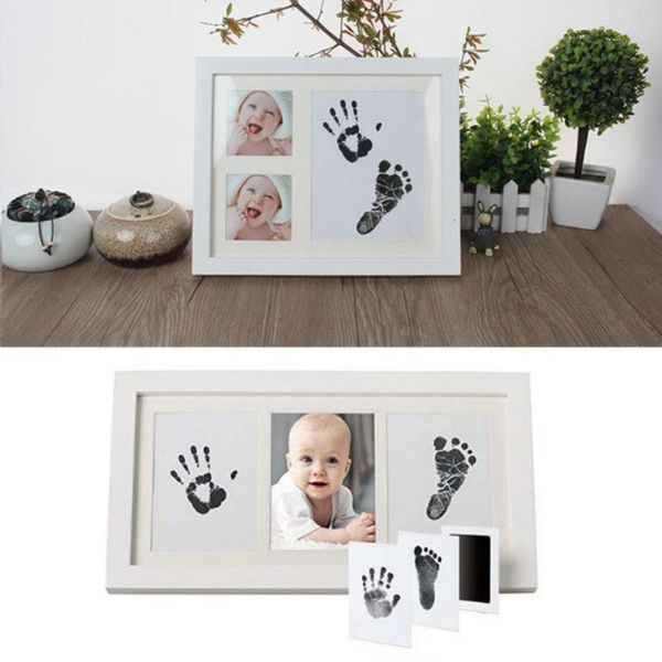 

baby safe print ink pad inkless footprint handprint kit keepsake memories souvenir baby keepsake gifts newborn hand footprint, Blue