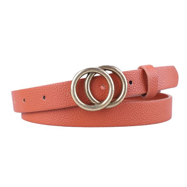 New Candy Color European and American Decorative Pin Buckle Leather Belt Small Ring Retro Womens Waistband Factory Wholesale
New Candy Color European and American Decorative Pin Buckle Leather Belt Small Ring Retro Womens Waistband Factory Wholesale