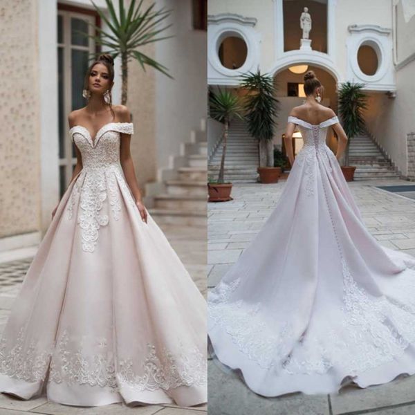naviblue 2021 wedding dresses off shoulder lace appliques bridal gowns custom made lace-up back sweep train a-line wedding dress, White
naviblue 2021 wedding dresses off shoulder lace appliques bridal gowns custom made lace-up back sweep train a-line wedding dress, White