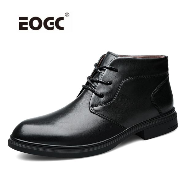 full grain leather warm men boots plush ankle snow boots waterproof non-slip autumn winter shoes men, Black
full grain leather warm men boots plush ankle snow boots waterproof non-slip autumn winter shoes men, Black
