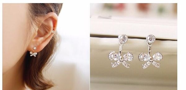 new arrival sell fashion little bowknot 925 sterling silver ladies`stud earrings christmas gift01, Golden;silver
new arrival sell fashion little bowknot 925 sterling silver ladies`stud earrings christmas gift01, Golden;silver