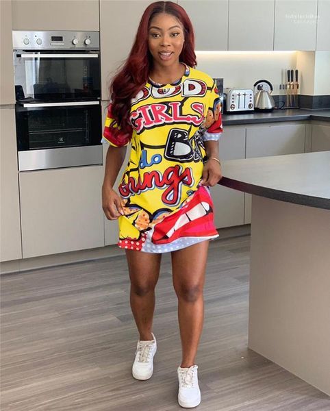 designer letter printed dresses summer crew neck dress casual short sleeve loose dresses womens, Black;gray
designer letter printed dresses summer crew neck dress casual short sleeve loose dresses womens, Black;gray