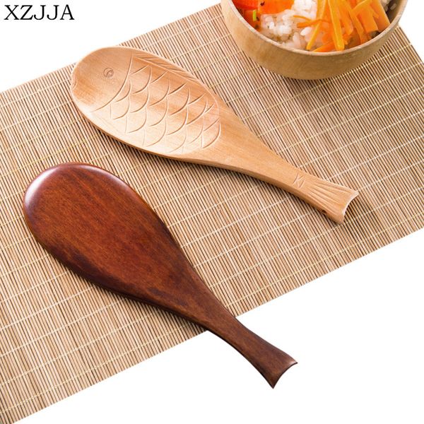 spoons xzjja fish shape wooden rice scoop non-stick meal spoon kitchen utensil cooker shovel wood paddle tableware tablespoon
spoons xzjja fish shape wooden rice scoop non-stick meal spoon kitchen utensil cooker shovel wood paddle tableware tablespoon