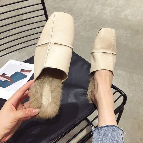 2020 women's winter mules shoes pleated hair leisure female fur slippers flat heel furry plush comfort ladies slides, Black
2020 women's winter mules shoes pleated hair leisure female fur slippers flat heel furry plush comfort ladies slides, Black