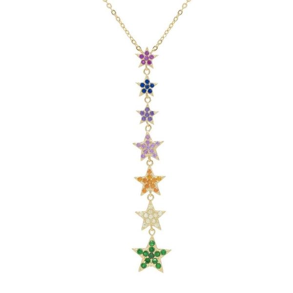 2020 new arrived colorful star long pendant necklaces lady vintage gold color star necklace y necklace statement jewelry, Silver
2020 new arrived colorful star long pendant necklaces lady vintage gold color star necklace y necklace statement jewelry, Silver