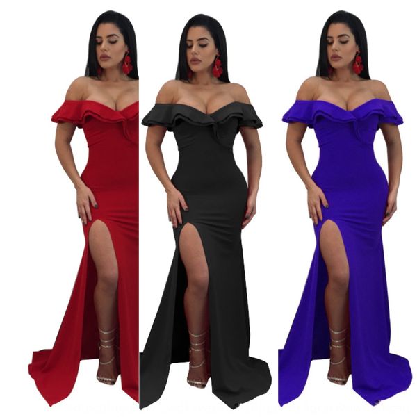 new air layer knitted flounced long long skirt dress dress dress xog7a, Black;gray