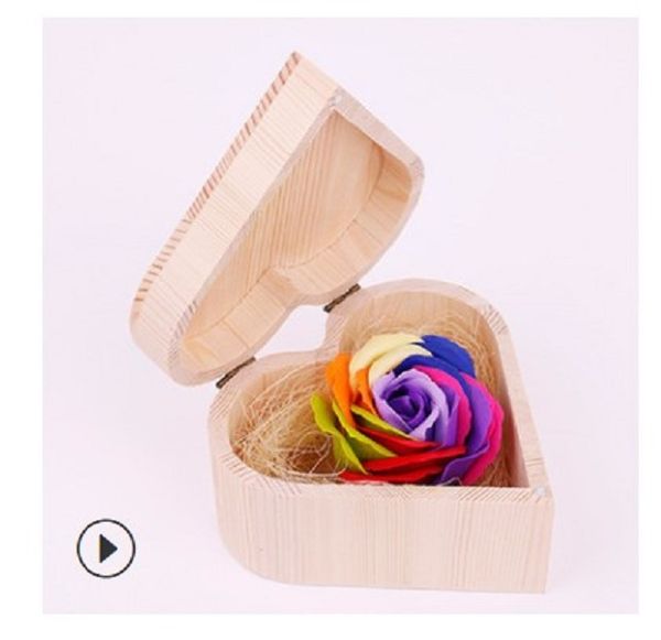 2020 heart shaped wooden box soap flower simulation colorful rose small wooden box immortal flower gift activity gift 008
2020 heart shaped wooden box soap flower simulation colorful rose small wooden box immortal flower gift activity gift 008
