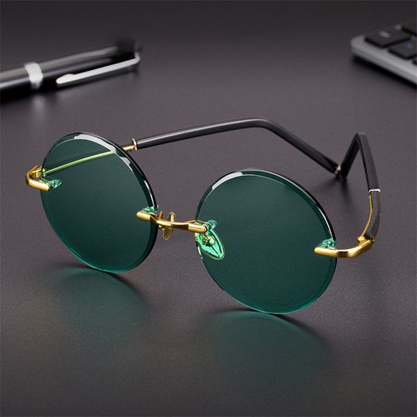 vazrobe glass sunglasses male dark green ladies sun glasses for men rimless round oversized big large anti scratch lens brand, White;black
vazrobe glass sunglasses male dark green ladies sun glasses for men rimless round oversized big large anti scratch lens brand, White;black