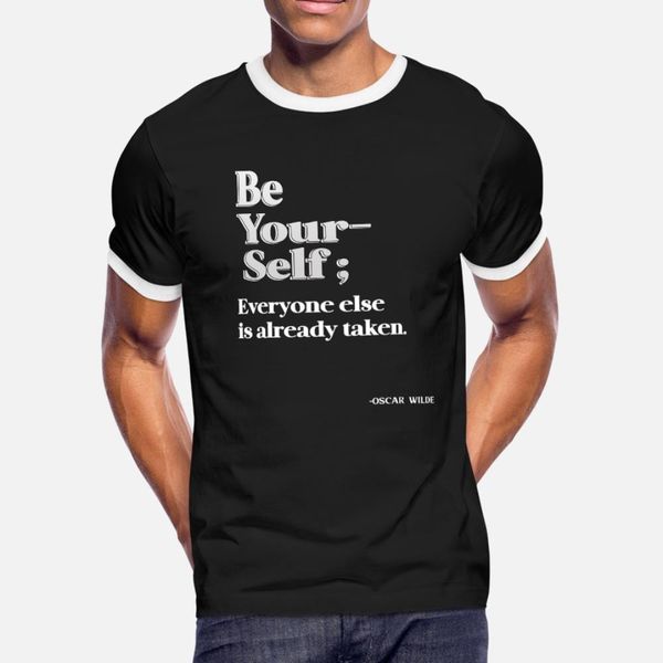 be yourself everyone else is already taken t shirt men designer 100% cotton size s-3xl kawaii famous funny spring autumn novelty shirt
be yourself everyone else is already taken t shirt men designer 100% cotton size s-3xl kawaii famous funny spring autumn novelty shirt