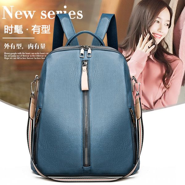 leather luggage tag2020 backpack female 2020 new style college style all-match college student bag fashion soft leather multi-function outdo
leather luggage tag2020 backpack female 2020 new style college style all-match college student bag fashion soft leather multi-function outdo