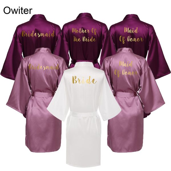 owiter women silk satin bride robe bridesmaid robes bridal wedding robes bathrobe nightgrowns sleepwear plus size dressing, Black;red
owiter women silk satin bride robe bridesmaid robes bridal wedding robes bathrobe nightgrowns sleepwear plus size dressing, Black;red