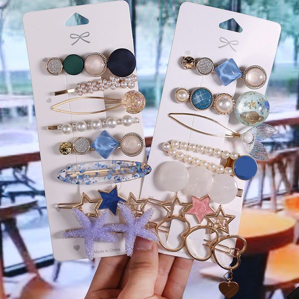 women girls pearl crystal hairpins clip hair jewelry acetate geometric headwear fashion hair accessories barrettes pin, Golden;silver
women girls pearl crystal hairpins clip hair jewelry acetate geometric headwear fashion hair accessories barrettes pin, Golden;silver