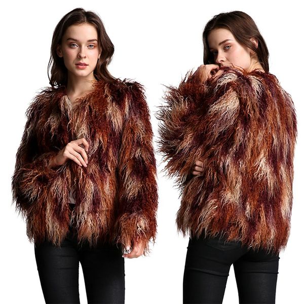 z 2020 fur coat winter women's fashion casual faux fur colorful wool loose plus size short coat female all-match jacket, Black
z 2020 fur coat winter women's fashion casual faux fur colorful wool loose plus size short coat female all-match jacket, Black
