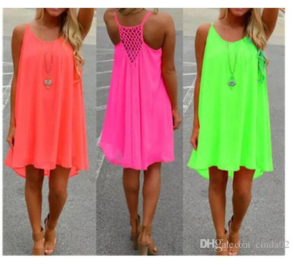 new fashion casual sleeveless dresses women summer evening party beach dress short chiffon mini boho womens clothing in, White;black
new fashion casual sleeveless dresses women summer evening party beach dress short chiffon mini boho womens clothing in, White;black