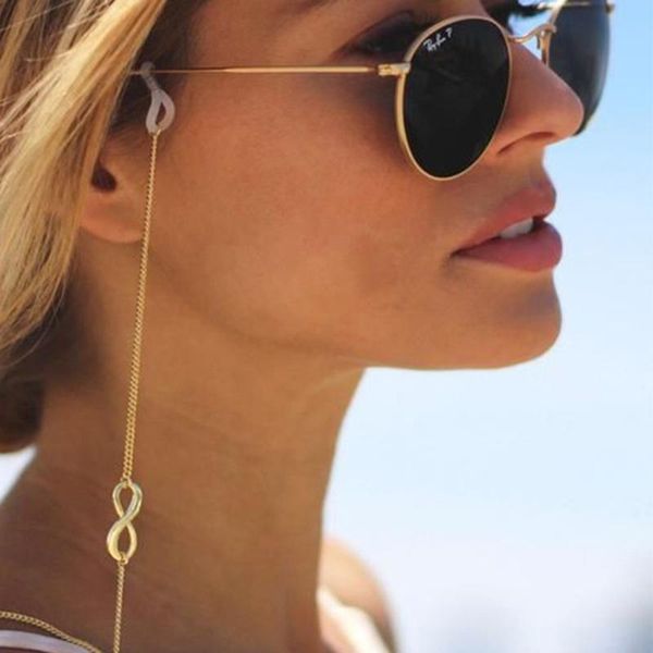chains 2021 designer original personality non-slip glasses chain fashion lucky 8 character eye factory direct sales, Silver
chains 2021 designer original personality non-slip glasses chain fashion lucky 8 character eye factory direct sales, Silver
