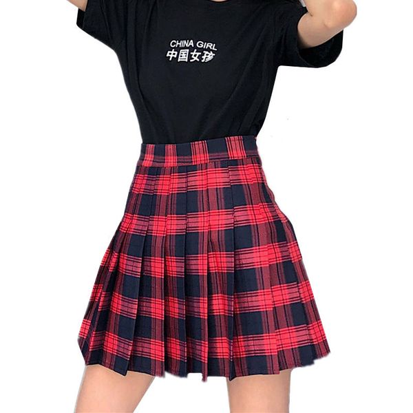 skirts arrival 2021 women clothing two color korean sweet high waist plaid personality mini pleated skirt, Black
skirts arrival 2021 women clothing two color korean sweet high waist plaid personality mini pleated skirt, Black