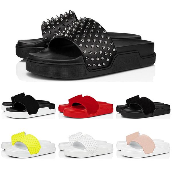 red bottom slippers loafer men women slide fashion casual sandal slipper loafers slides sandals moccasins flip flops size 38-46, Black
red bottom slippers loafer men women slide fashion casual sandal slipper loafers slides sandals moccasins flip flops size 38-46, Black