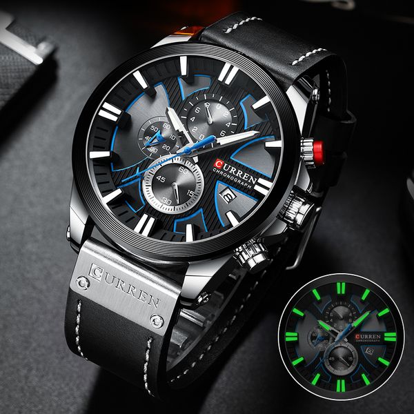 curren brand fashion chronograph clock male leather watch men casual sport watches for men quartz wristwatch relogio masculino, Slivery;brown
curren brand fashion chronograph clock male leather watch men casual sport watches for men quartz wristwatch relogio masculino, Slivery;brown