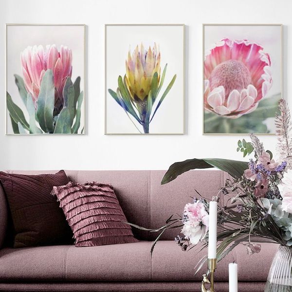 pink king protea flower wall art canvas painting nordic posters and prints plant wall pictures for living room bedroom decor
pink king protea flower wall art canvas painting nordic posters and prints plant wall pictures for living room bedroom decor