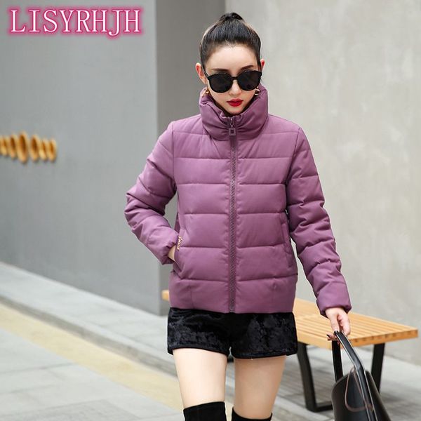 women's down & parkas lisyrhjh 2021 winter women short jackets casual female thicken warm stand collar jacket coat, Black
women's down & parkas lisyrhjh 2021 winter women short jackets casual female thicken warm stand collar jacket coat, Black