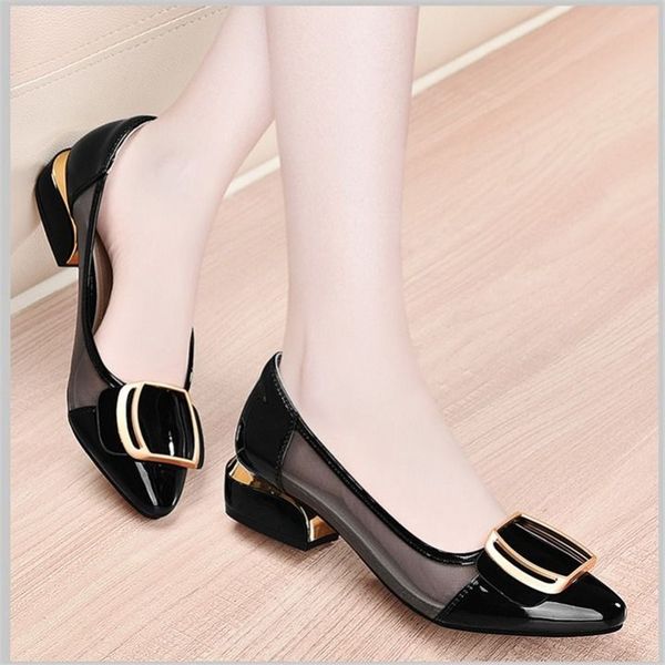 women pumps ladies high heels square heel lady office shoes spring autumn pointed toe sandalias female high heels, Black
women pumps ladies high heels square heel lady office shoes spring autumn pointed toe sandalias female high heels, Black