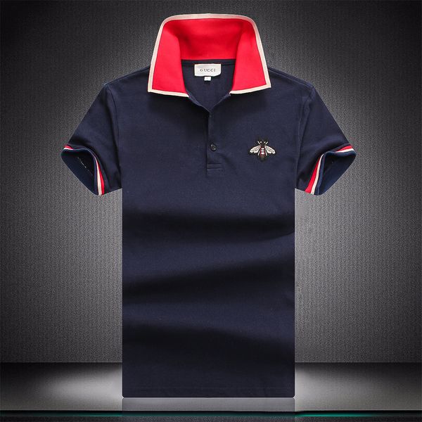 summer designer mens polos 2020 fashion men turn down collar casual business shirts tshirts, White;black
summer designer mens polos 2020 fashion men turn down collar casual business shirts tshirts, White;black