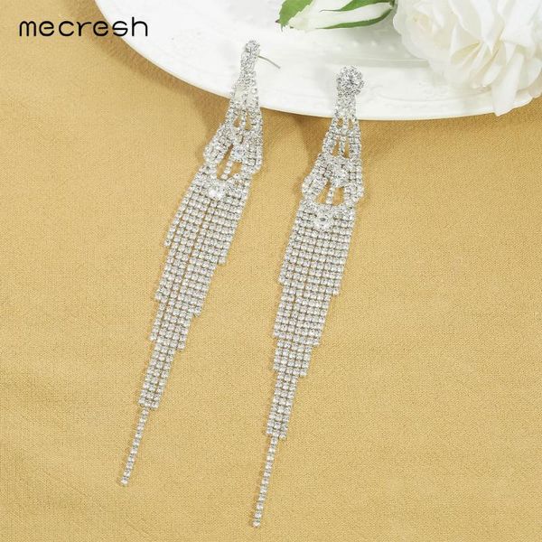 dangle & chandelier mecresh clear rhinestone chain tassel drop earrings for women fashion long party prom wedding jewelry meh1716, Silver
dangle & chandelier mecresh clear rhinestone chain tassel drop earrings for women fashion long party prom wedding jewelry meh1716, Silver