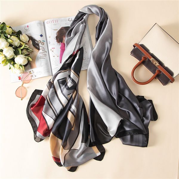china new style spring and summer silk scarves women large shawl lady pretty print luxury shawl beach muffler wraps hijab, Blue;gray
china new style spring and summer silk scarves women large shawl lady pretty print luxury shawl beach muffler wraps hijab, Blue;gray