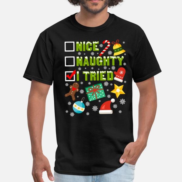 funny christmas nice naughty i tried t shirt men create short sleeve crew neck gents graphic building summer unique shirt
funny christmas nice naughty i tried t shirt men create short sleeve crew neck gents graphic building summer unique shirt