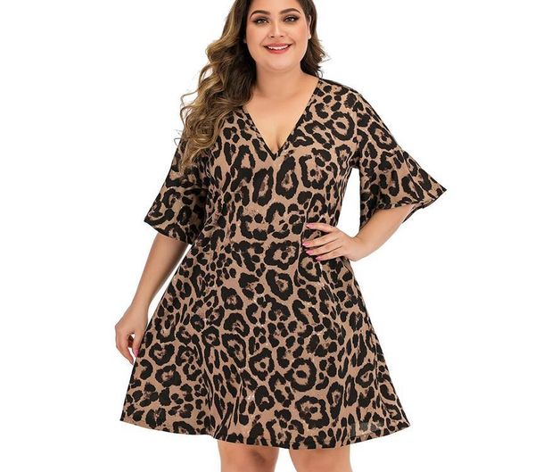 clothes plus size leopard women dresses fashion v-neck short sleeve loose ladies casual dresses designer female, Black;gray
clothes plus size leopard women dresses fashion v-neck short sleeve loose ladies casual dresses designer female, Black;gray