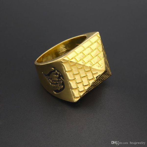 men punk egyptian pyramid ring fashion hip hop jewelry gold color charm alloy metal rings women, Silver
men punk egyptian pyramid ring fashion hip hop jewelry gold color charm alloy metal rings women, Silver