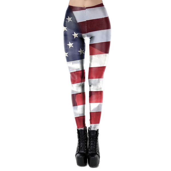 all-match leggings american flag stripe print sports and leisure stretch leggings women pants women bodysuits wholesale, Black;white
all-match leggings american flag stripe print sports and leisure stretch leggings women pants women bodysuits wholesale, Black;white